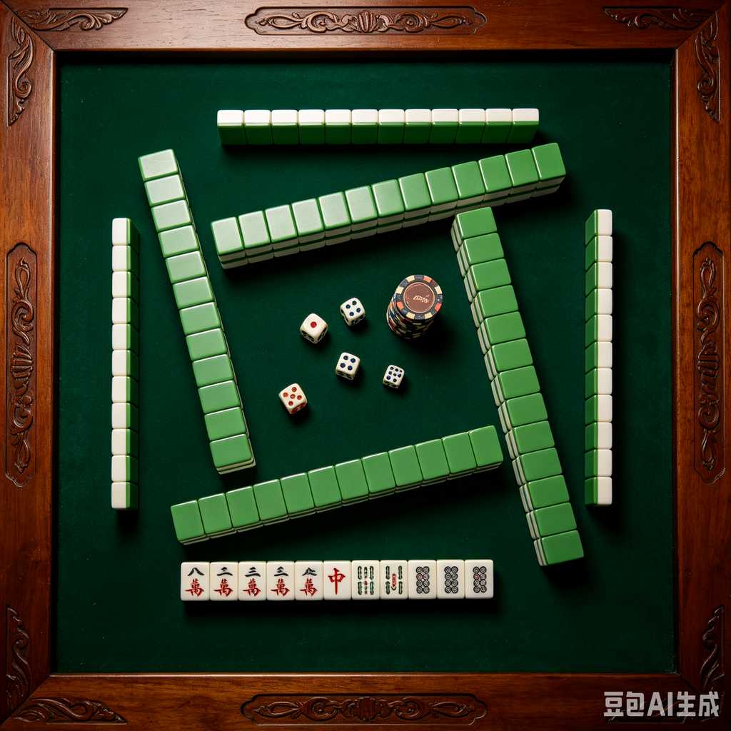 unique text mahjong tiles design