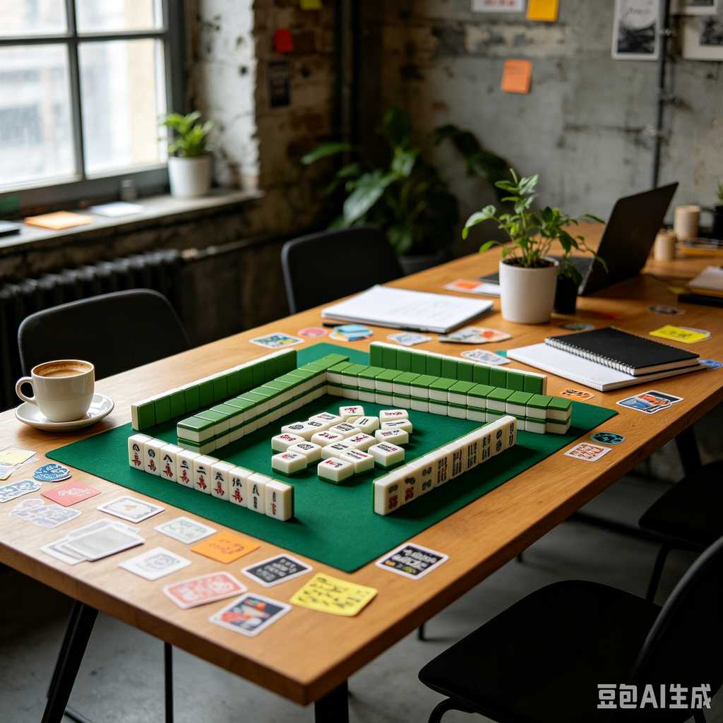classic text mahjong set